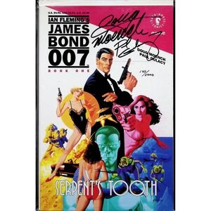 James Bond 007 Serpent's Tooth #1 Signed Moench & Gulacy Dynamic Forces COA